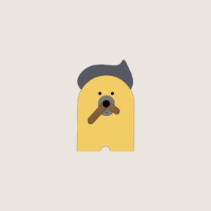 BEAR FAMILY CLOCK_yellow