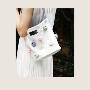 POMPOM BASKET BAG - BABY
