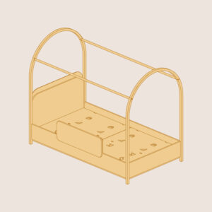Belle House Bed - Simple type